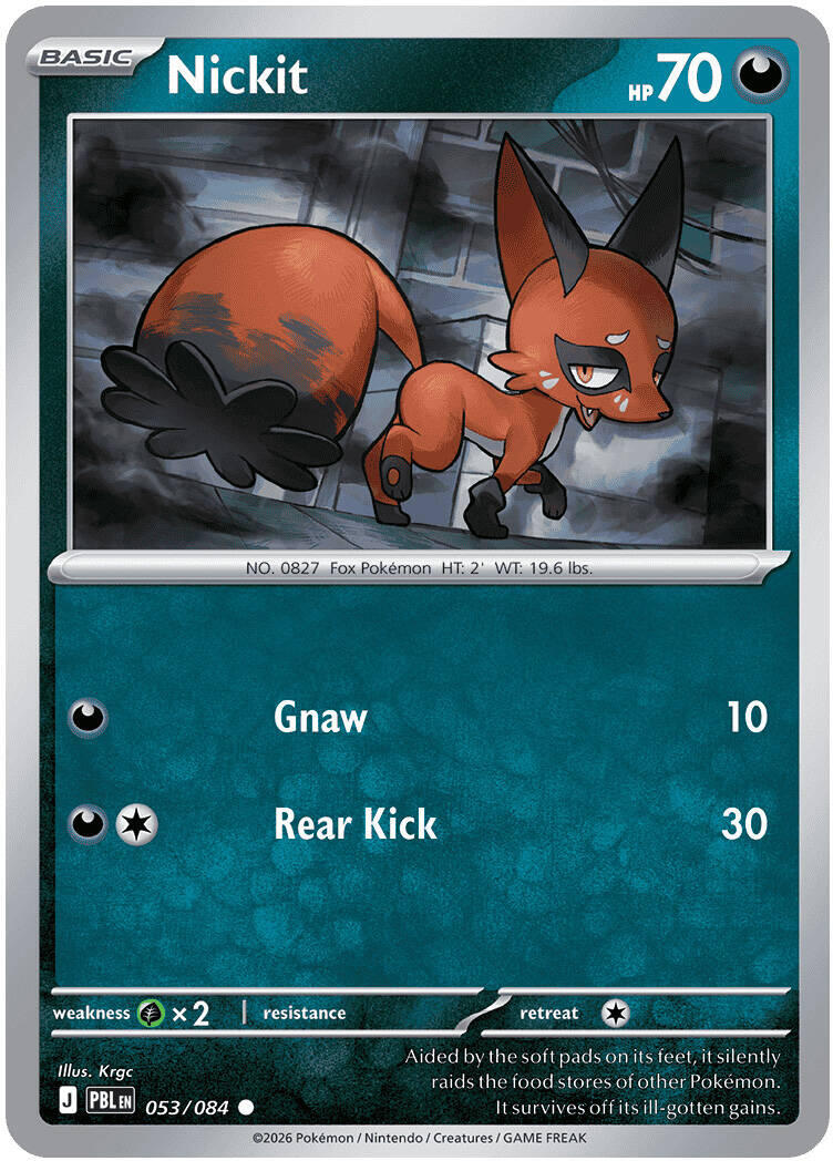 Nickit (053/084) [Mega Evolution: Pitch Black] | Total Play