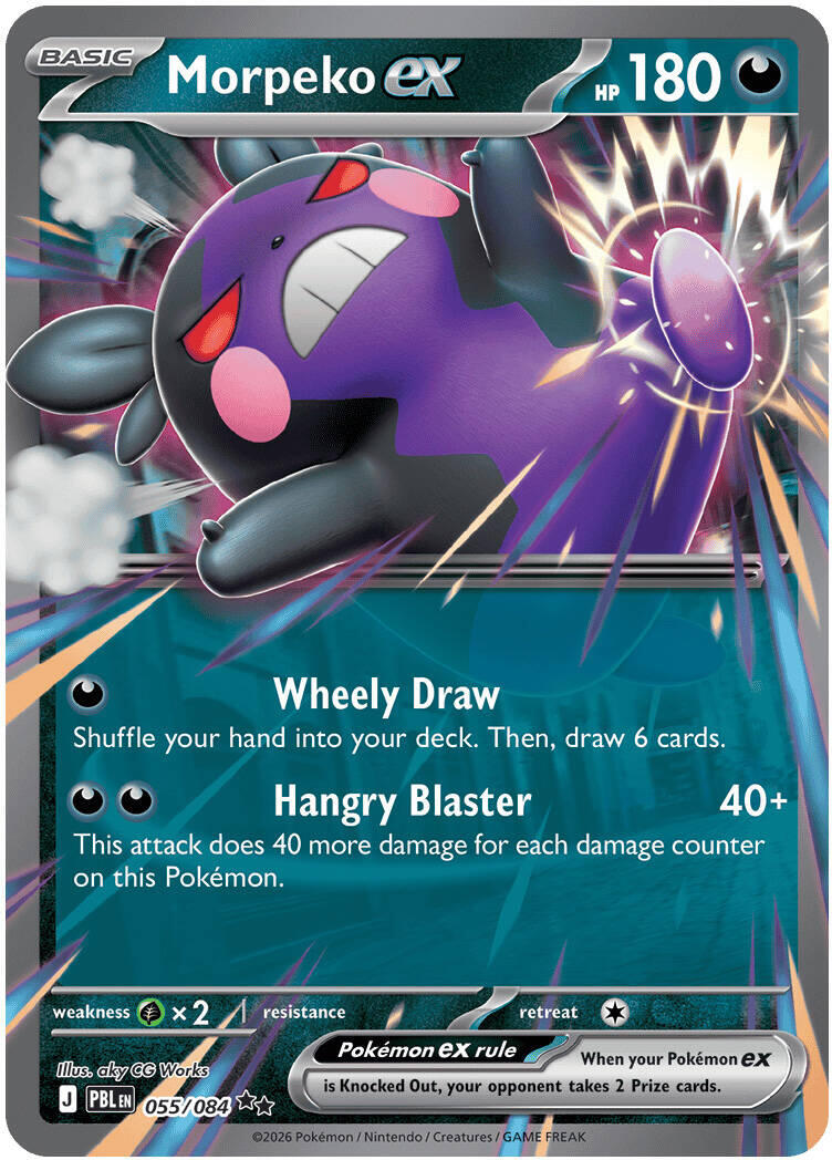 Morpeko ex (055/084) [Mega Evolution: Pitch Black] | Total Play