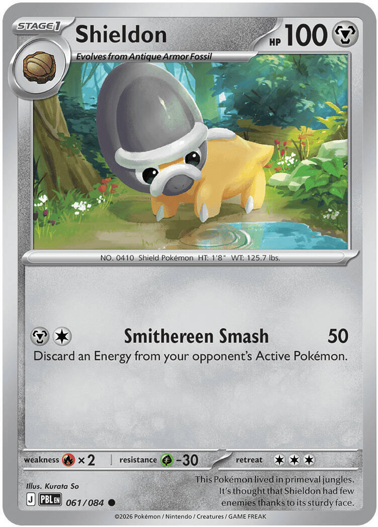 Shieldon (061/084) [Mega Evolution: Pitch Black] | Total Play
