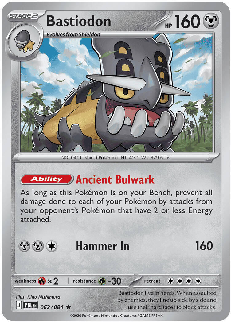 Bastiodon (062/084) [Mega Evolution: Pitch Black] | Total Play