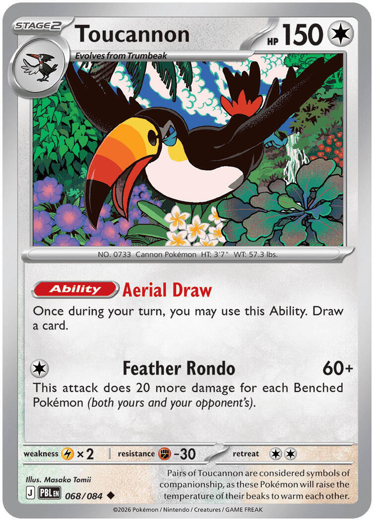 Toucannon (068/084) [Mega Evolution: Pitch Black] | Total Play