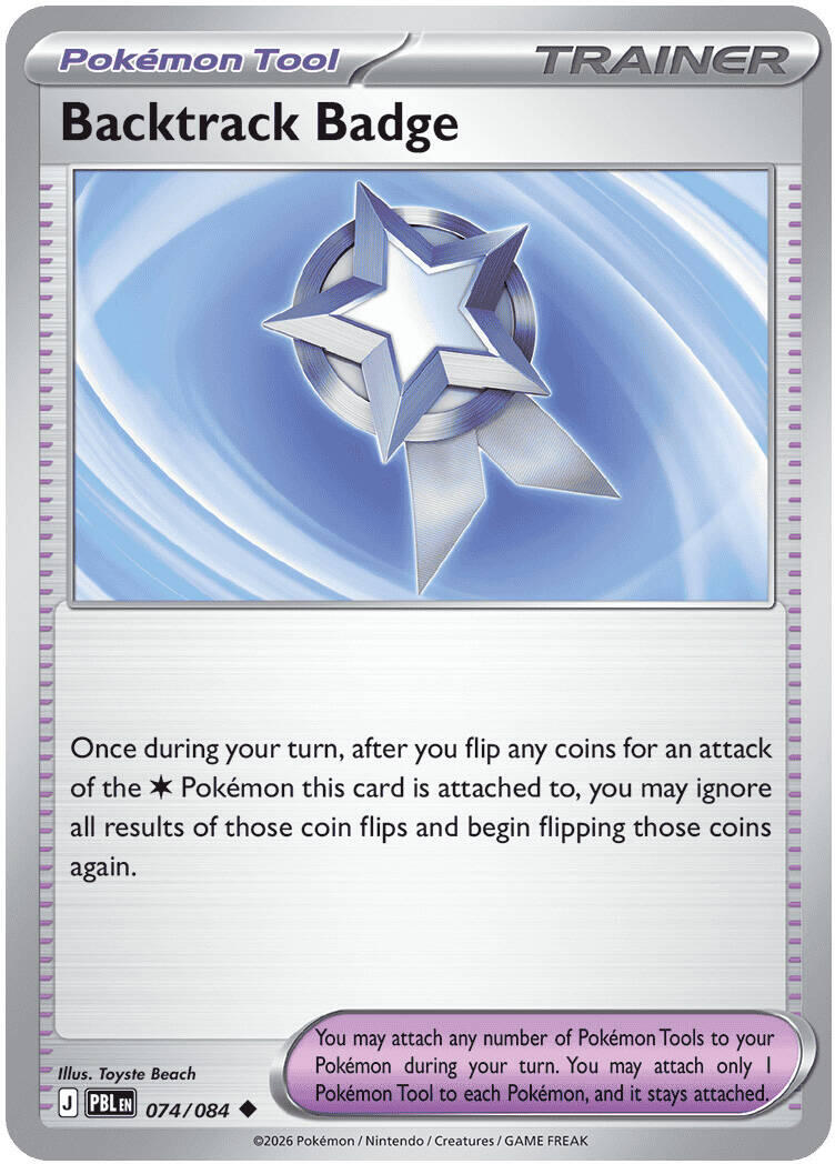Backtrack Badge (074/084) [Mega Evolution: Pitch Black] | Total Play