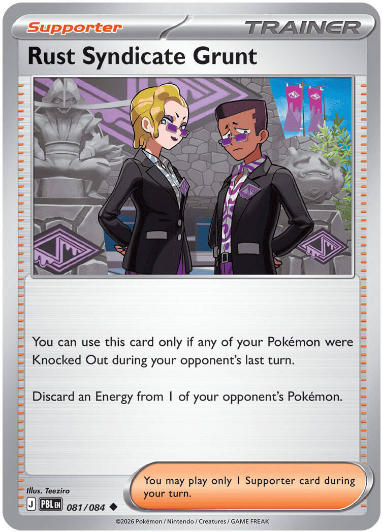 Rust Syndicate Grunt (081/084) [Mega Evolution: Pitch Black] | Total Play