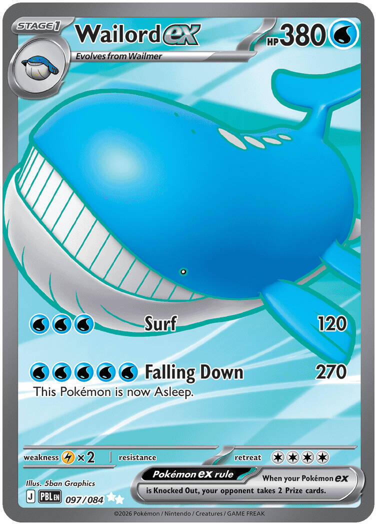Wailord ex (097/084) [Mega Evolution: Pitch Black] | Total Play
