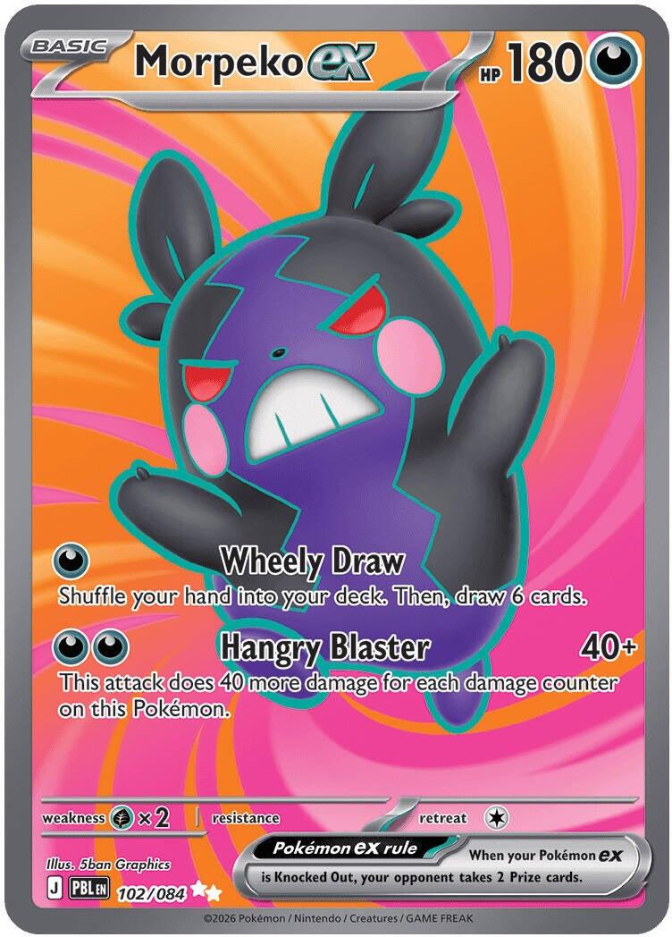 Morpeko ex (102/084) [Mega Evolution: Pitch Black] | Total Play