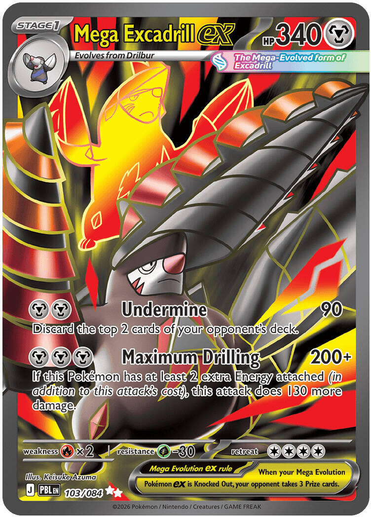 Mega Excadrill ex (103/084) [Mega Evolution: Pitch Black] | Total Play