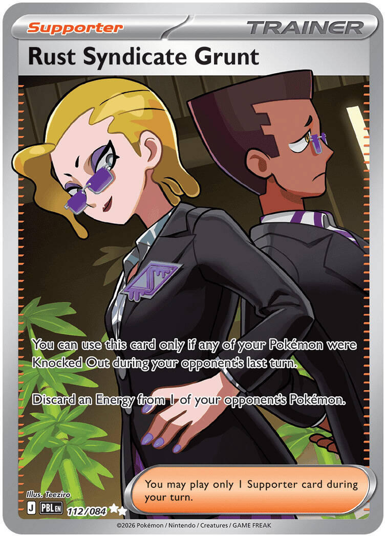 Rust Syndicate Grunt (112/084) [Mega Evolution: Pitch Black] | Total Play