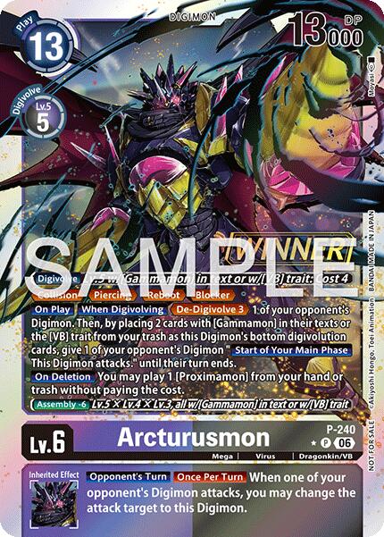 Arcturusmon [P-240] (Official Store Tournament 2026 Vol. 3 Winner) [Promotional Cards] | Total Play