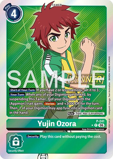 Yujin Ozora [P-241] (Official Store Tournament 2026 Vol. 3 Winner) [Promotional Cards] | Total Play