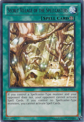 Secret Village of the Spellcasters (Blue) [DL14-EN013] Rare | Total Play