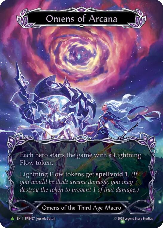 Omens of Arcana (Marvel Cold Foil) [FAB467] (Promo)  Cold Foil | Total Play