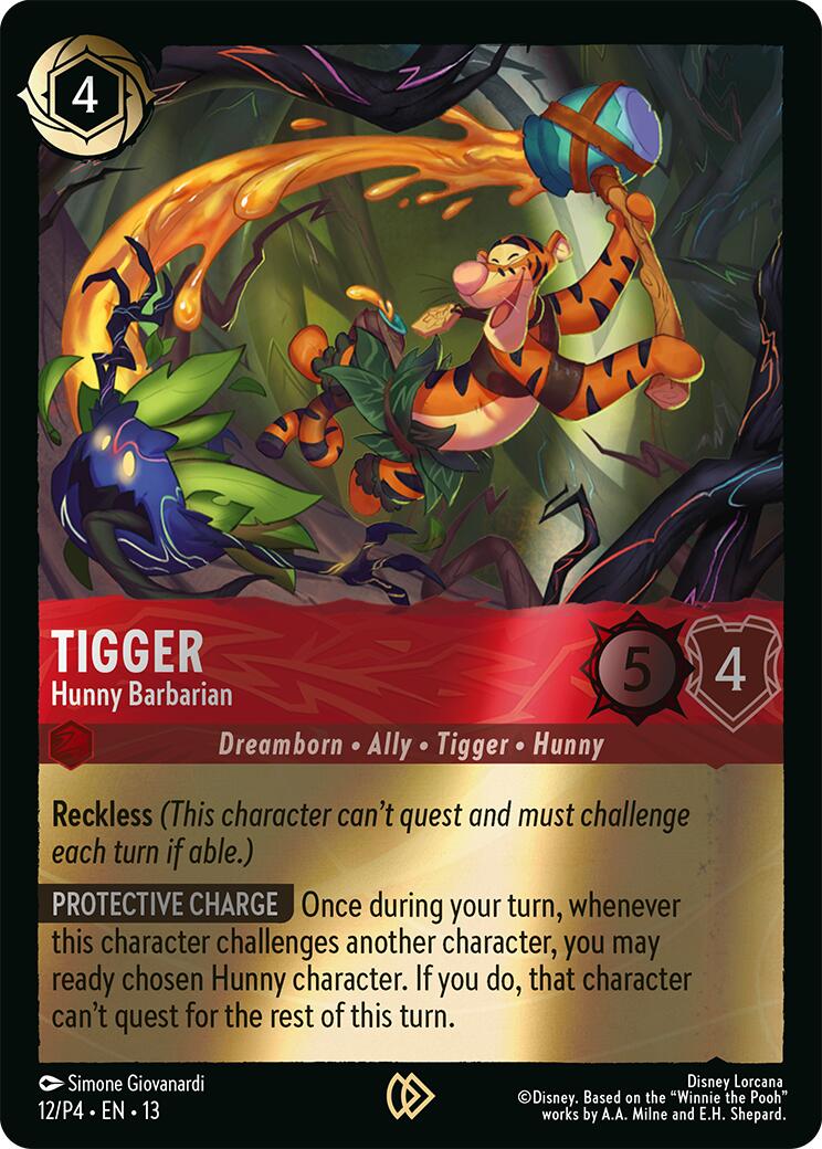 Tigger - Hunny Barbarian (12) [Promo Cards] | Total Play