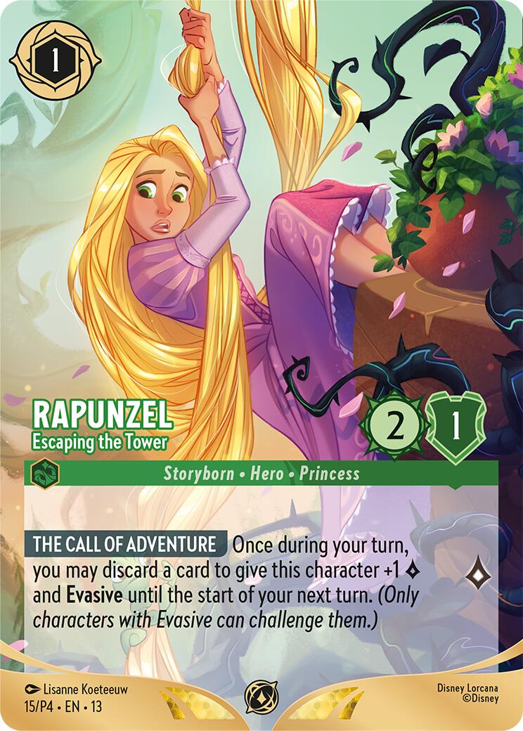 Rapunzel - Escaping the Tower (Store Championship Participant) (15) [Promo Cards] | Total Play