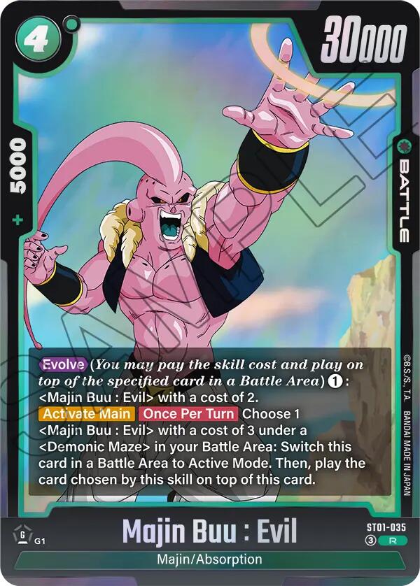 Majin Buu : Evil (ST01-035) [Story Booster 01] | Total Play