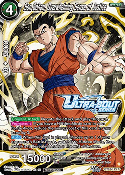 Son Gohan, Overwhelming Sense of Justice (Event Pack 19) (BT28-113) [Tournament Promotion Cards] | Total Play