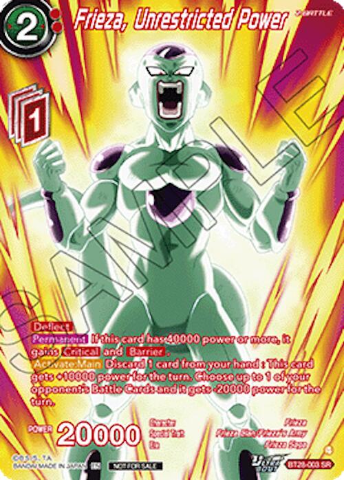 Frieza, Unrestricted Power (Premium Alt-Art Set 2026 Vol.2) (BT28-003) [Tournament Promotion Cards] | Total Play