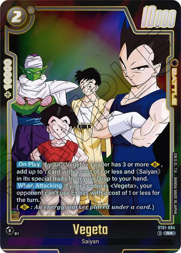 Vegeta (ST01-064) (Alternate Art) [Story Booster 01] | Total Play