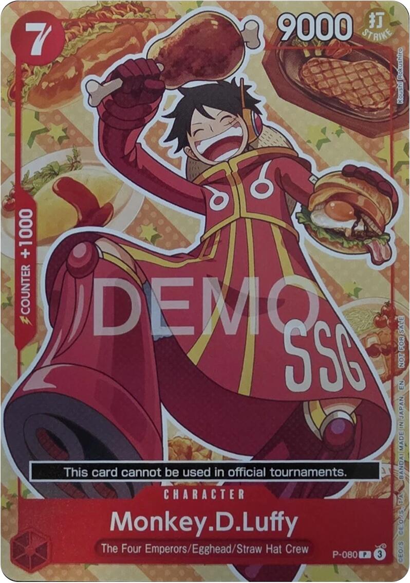 Monkey.D.Luffy (P-080) [One Piece Demo Deck Cards] | Total Play