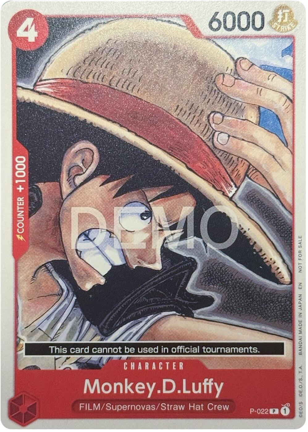 Monkey.D.Luffy (P-022) [One Piece Demo Deck Cards] | Total Play