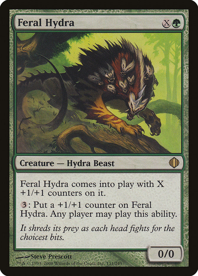 Feral Hydra (Oversized) [Oversize Cards] | Total Play