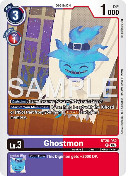 Ghostmon [BT26-062] [Timeless Bonds] | Total Play
