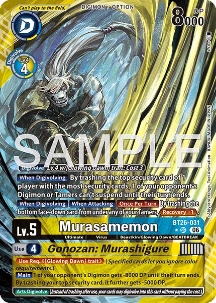 Murasamemon // Gonozan: Murashigure [BT26-031] (Alternate Art) [Timeless Bonds] | Total Play
