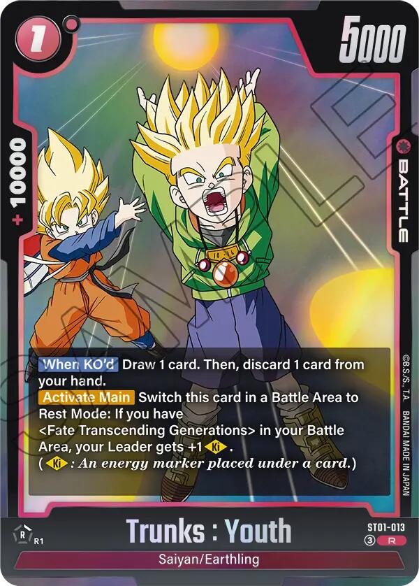 Trunks : Youth (ST01-013) [Story Booster 01] | Total Play