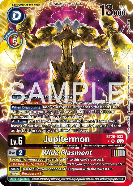 Jupitermon // Wide Plasmet [BT26-033] (Alternate Art) [Timeless Bonds] | Total Play