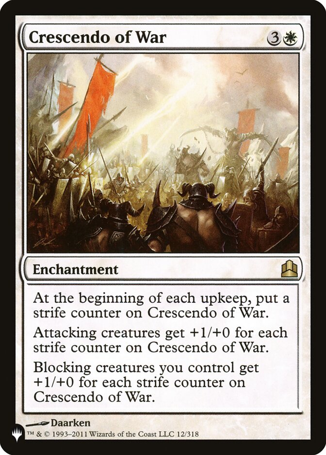 Crescendo of War [The List] | Total Play