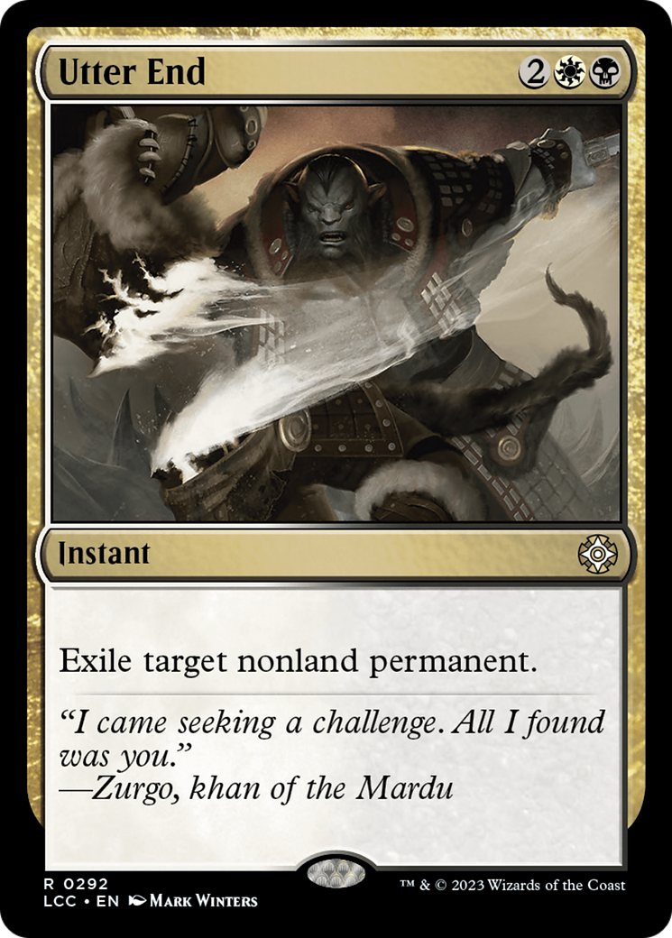 Utter End [The Lost Caverns of Ixalan Commander] | Total Play