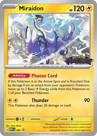 Miraidon (082) (Pitch Black Stamped) [Mega Evolution Promo] | Total Play