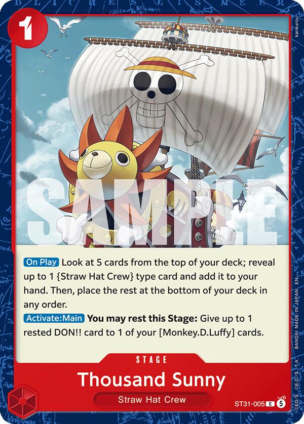 Thousand Sunny [Starter Deck: RED Monkey.D.Luffy] | Total Play