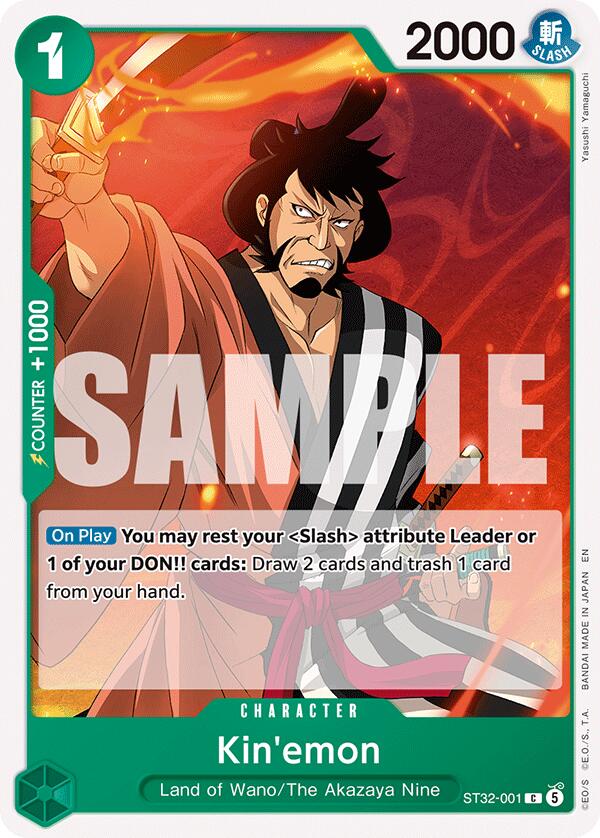 Kin'emon [Starter Deck: GREEN Roronoa Zoro] | Total Play