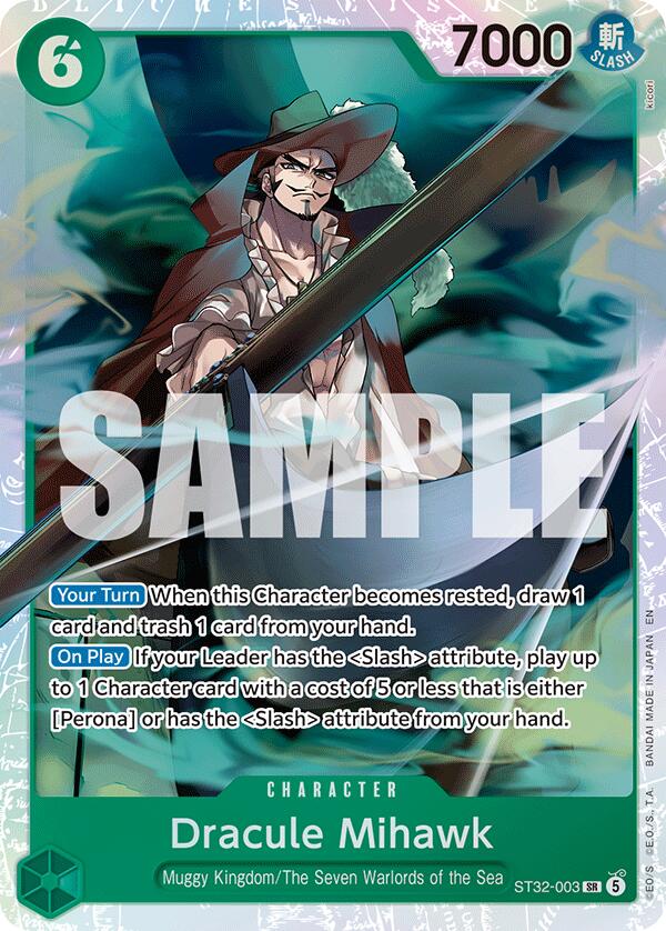 Dracule Mihawk [Starter Deck: GREEN Roronoa Zoro] | Total Play