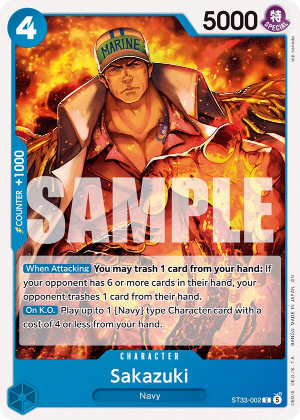 Sakazuki [Starter Deck: BLUE Kuzan] | Total Play