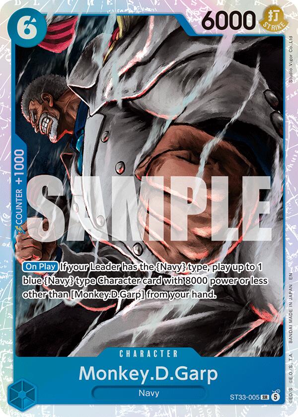 Monkey.D.Garp [Starter Deck: BLUE Kuzan] | Total Play