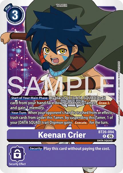 Keenan Crier [BT26-094] [Timeless Bonds] | Total Play