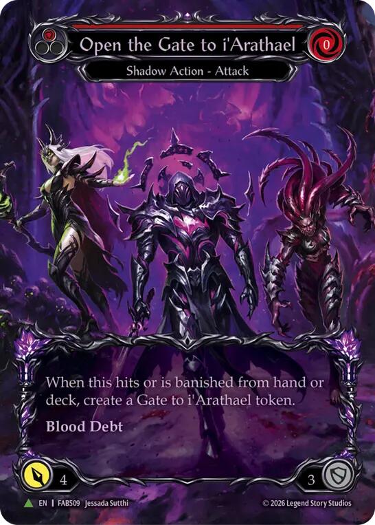 Open the Gate to i'Arathael (Red) (Marvel) [FAB509] (Promo)  Cold Foil | Total Play