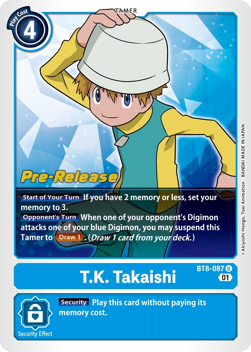 T.K. Takaishi [BT8-087] [New Awakening Pre-Release Cards] | Total Play