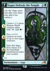 Jugan Defends the Temple // Remnant of the Rising Star [Kamigawa: Neon Dynasty Prerelease Promos] | Total Play