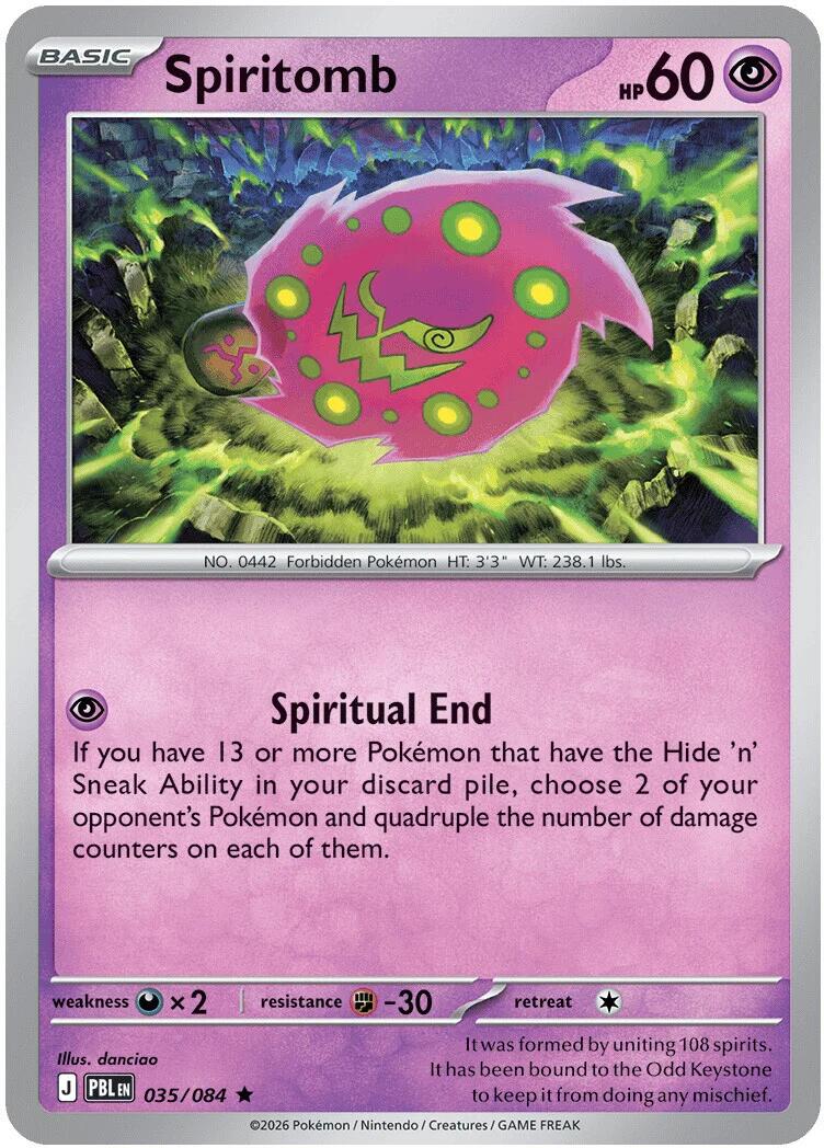 Spiritomb (035/084) (Deck Exclusive) [Mega Evolution: Pitch Black] | Total Play