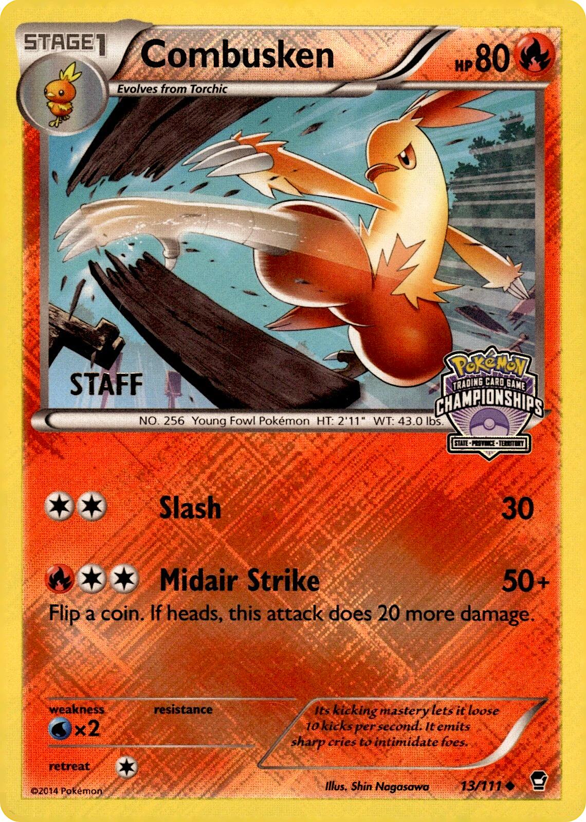 Combusken (13/111) (State Championships) [Staff] [League & Championship Cards] | Total Play