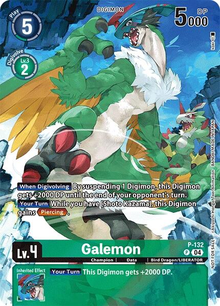 Galemon [P-132] (Digimon Liberator D-Storage Set) [Promotional Cards] | Total Play