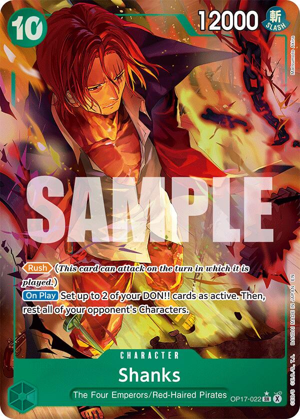 Shanks (Alternate Art) [The World's Strongest Warriors] | Total Play