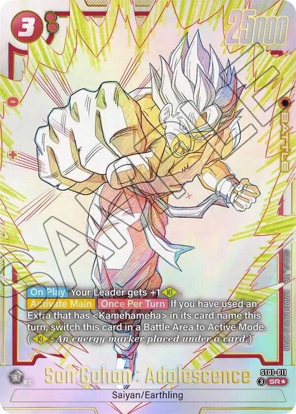 Son Gohan : Adolescence (ST01-011) (Alternate Art) [Story Booster 01] | Total Play