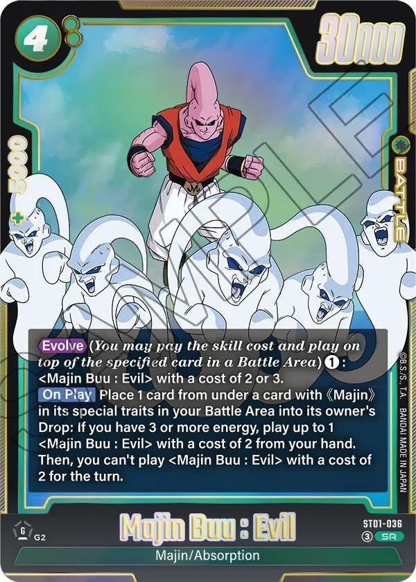 Majin Buu : Evil (ST01-036) [Story Booster 01] | Total Play