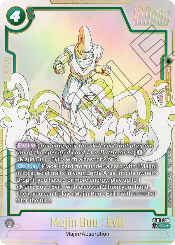 Majin Buu : Evil (ST01-036) (Alternate Art) [Story Booster 01] | Total Play