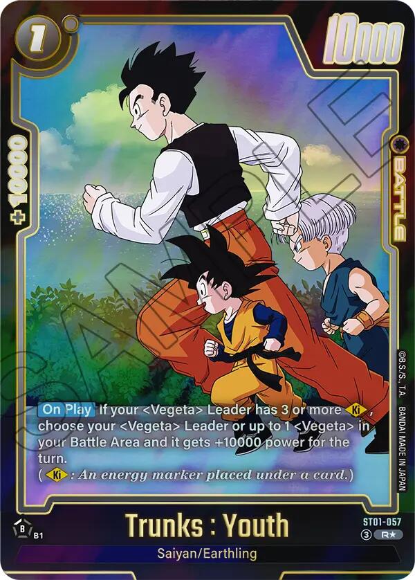 Trunks : Youth (ST01-057) (Alternate Art) [Story Booster 01] | Total Play
