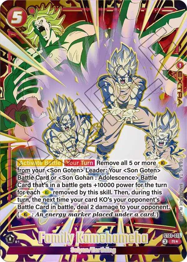 Family Kamehameha (Alternate Art) [Story Booster 01] | Total Play