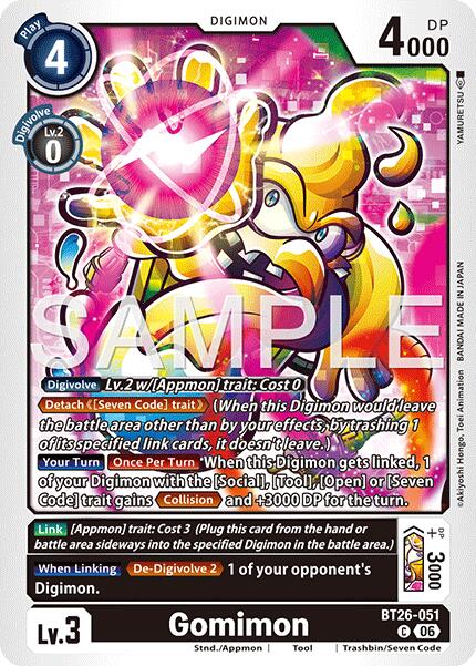 Gomimon [BT26-051] [Timeless Bonds] | Total Play